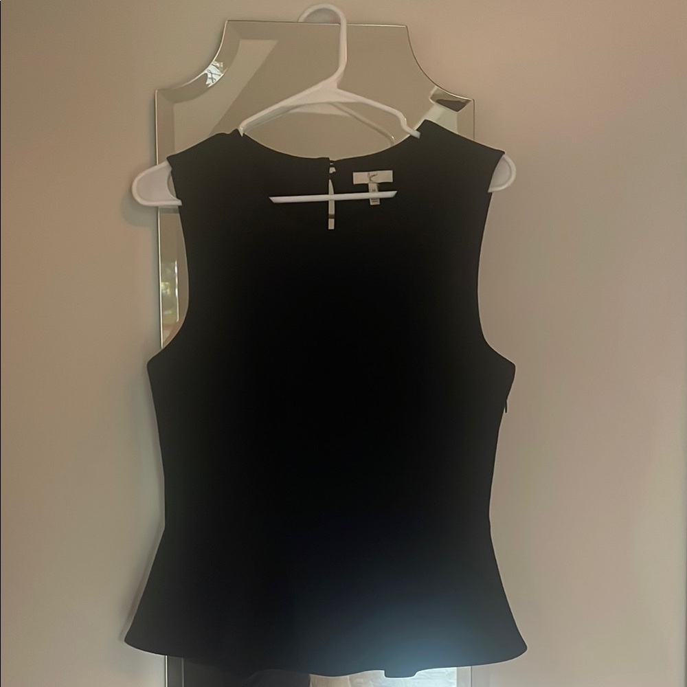 Joie Black Peplum Top